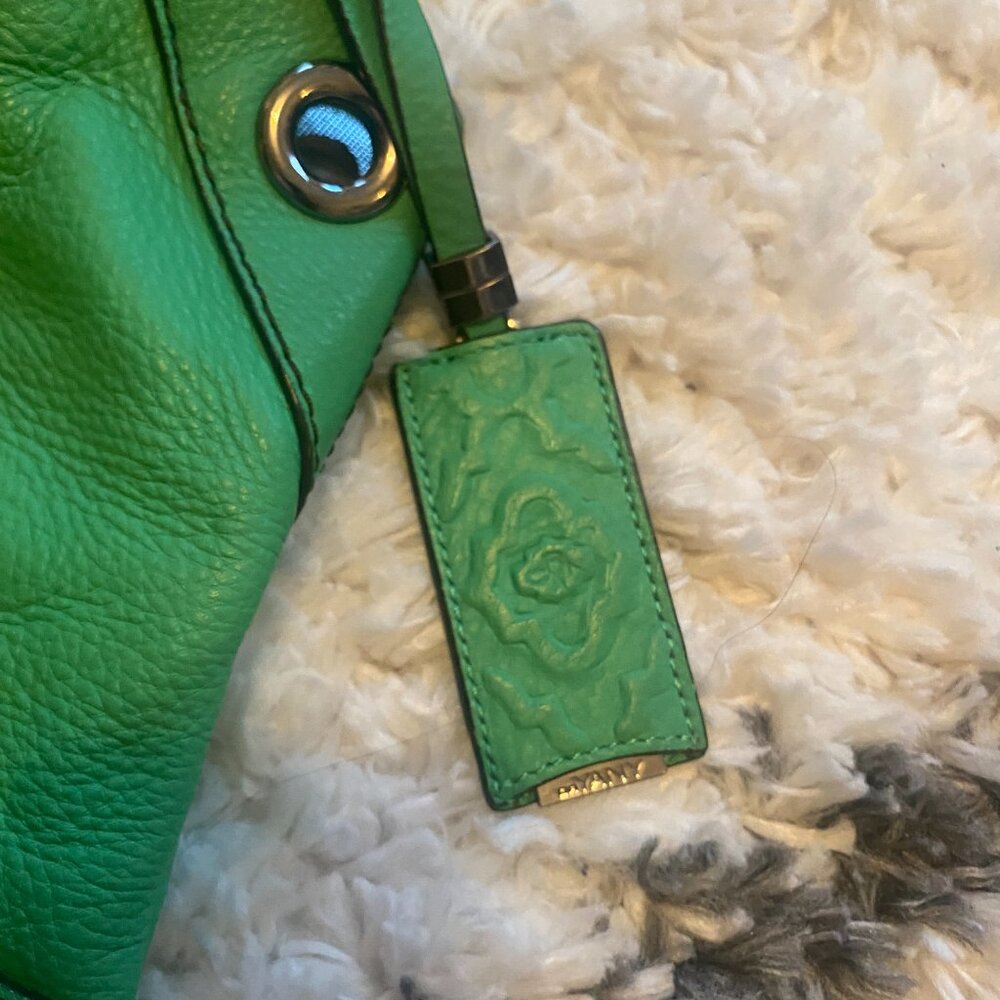OrYANY Leather Slouchy Emerald Green Shoulder Bag - Picture 3 of 8